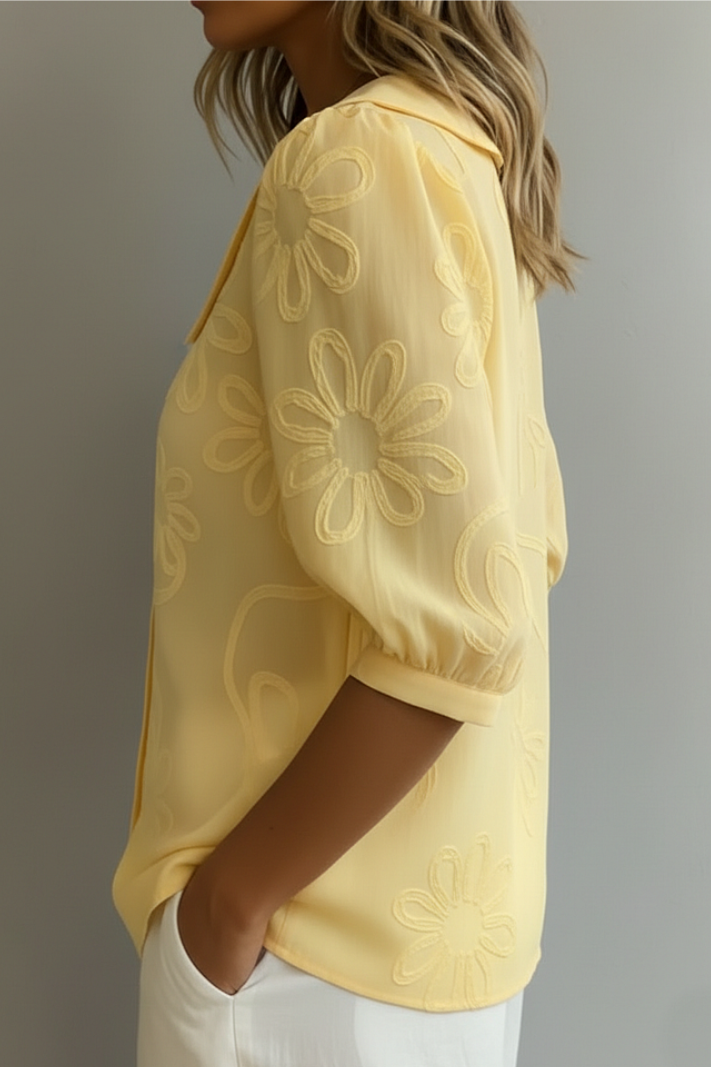Fiora Elegant Floral Blouse